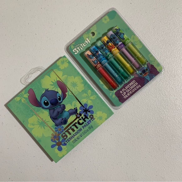 Taste Beauty x Disney Stitch Eyeshadow Palette & Flavored Lip Glosses-New - Picture 4 of 9